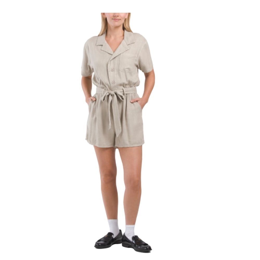 Gilli short Sleeve Linen Blend Romper